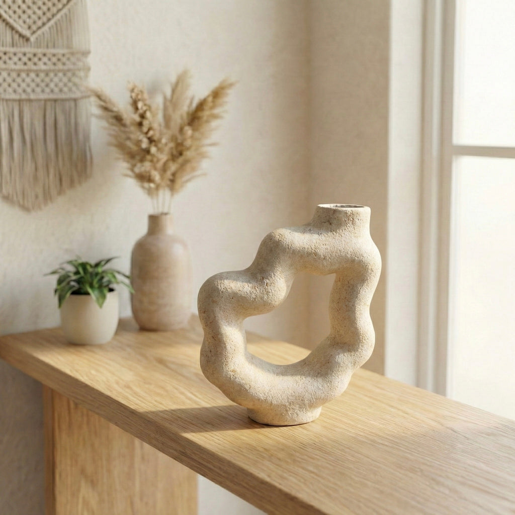 Sculptural Loop Vase