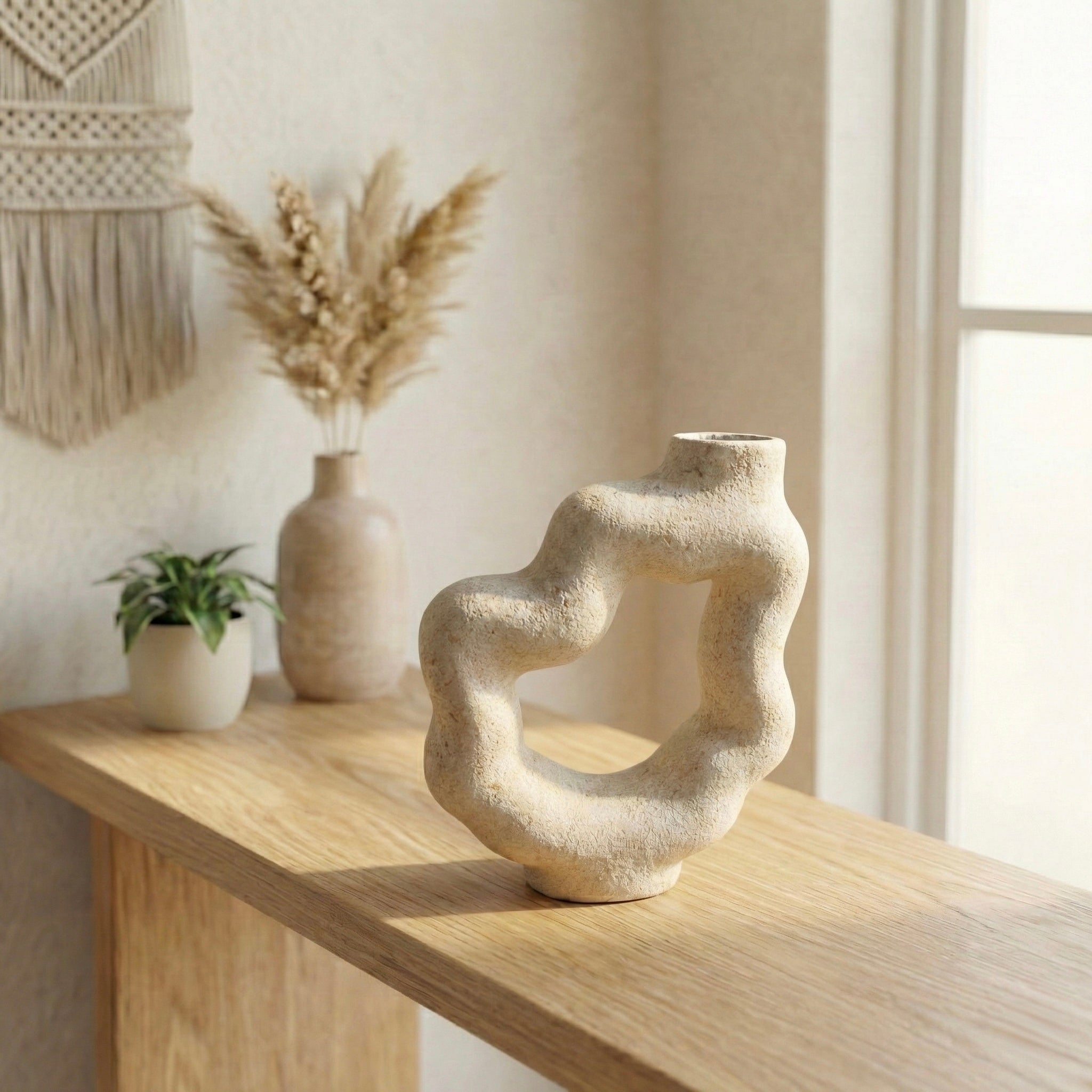Sculptural Loop Vase