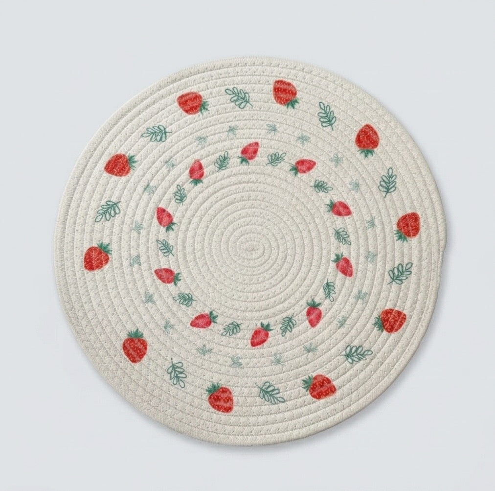 Strawberry Charm Placemat (5 Pcs)