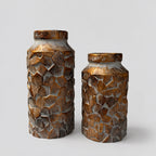 Amber Duo Vase Set