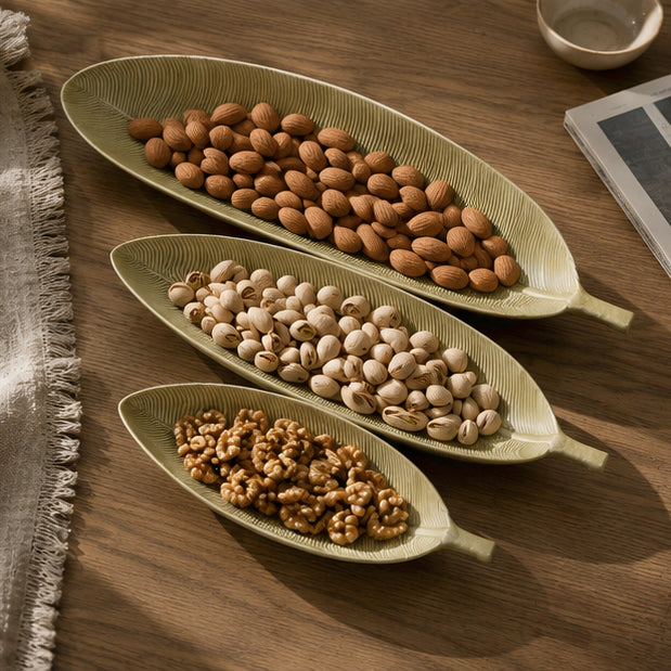 Leaf Serving Tray Set