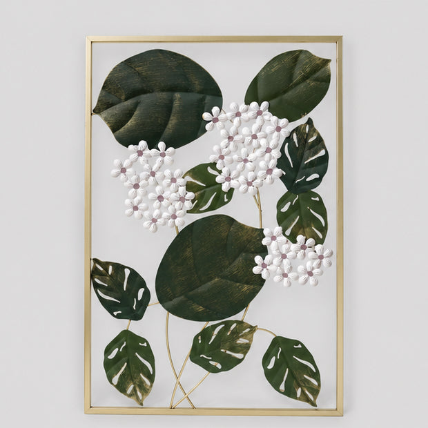 Verdant Blossom Wall Sculpture