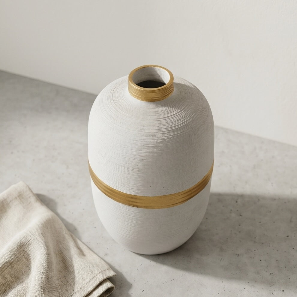 Ivory Halo Vase