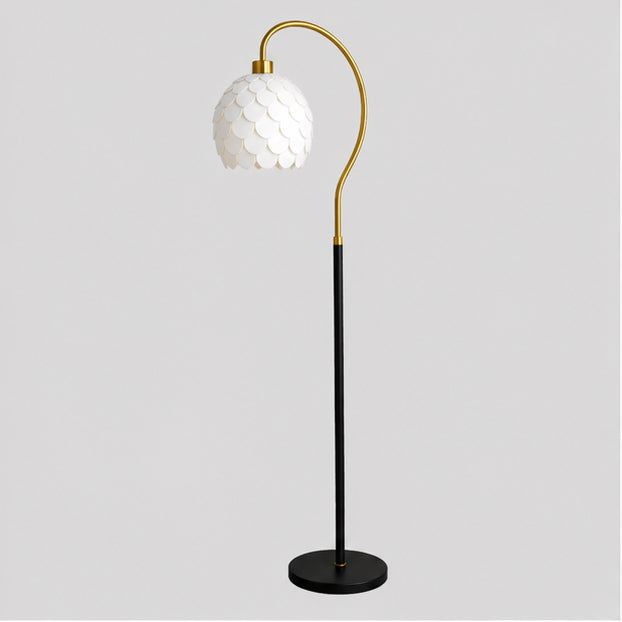 Ivory Blossom Floor Lamp