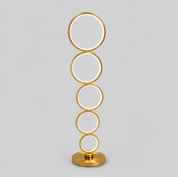 Golden Halo Floor Lamp