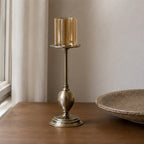 Golden Glow Candle Holder