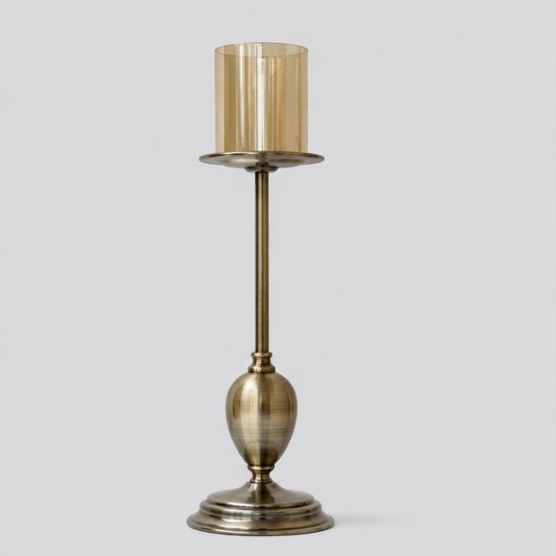 Golden Glow Candle Holder