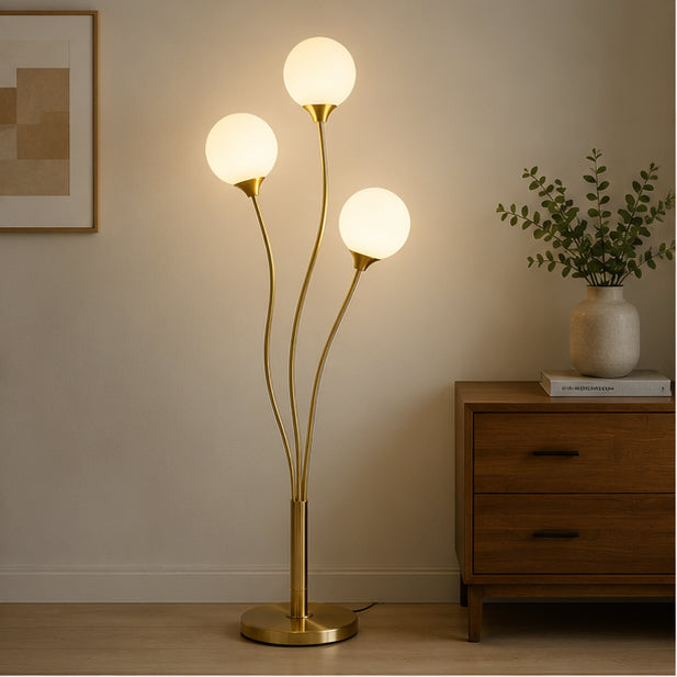 Golden Trillium Floor Lamp