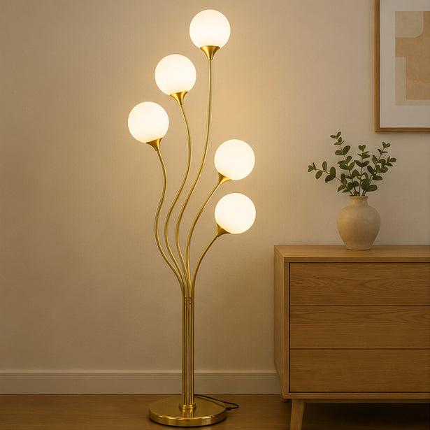 Golden Willow Floor Lamp