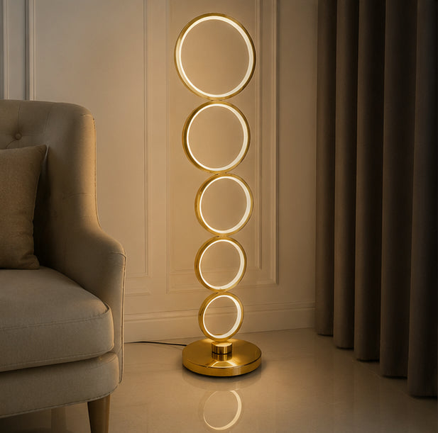 Golden Halo Floor Lamp