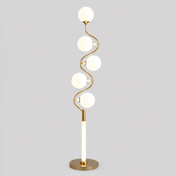 Golden Helix Floor Lamp