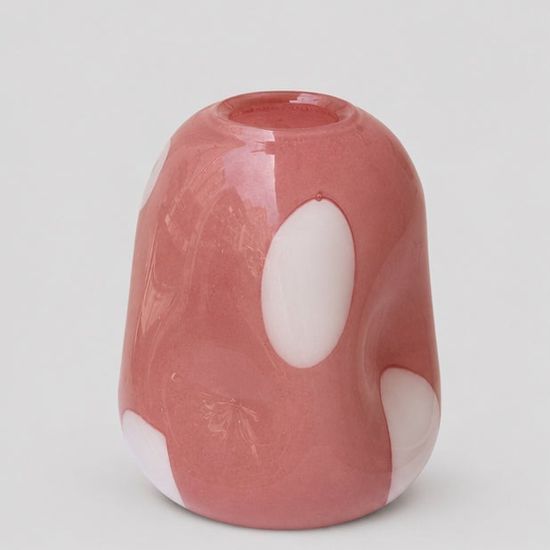 Pink Art Glass Vase