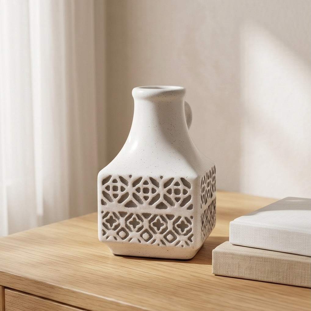 Soft Geometry Vase Set