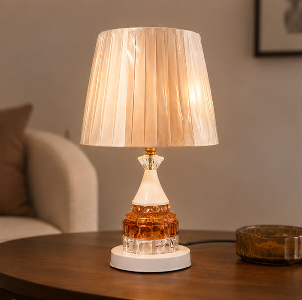 Amber Glow Table Lamp