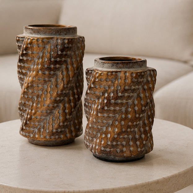 Earthbound Duo Vase Set