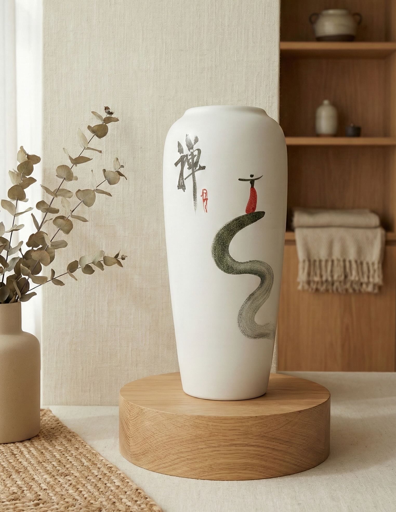 Ink Path Vase (Set/Individual)