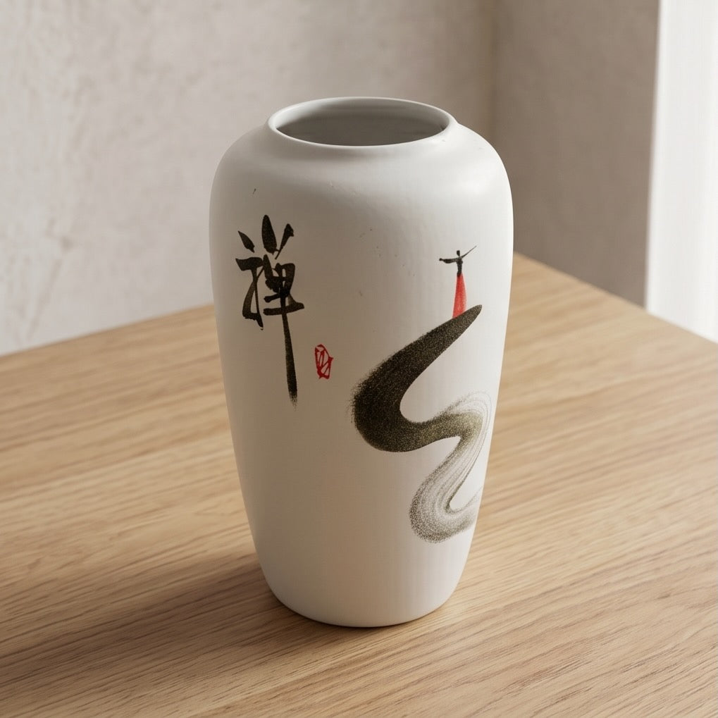 Ink Path Vase (Set/Individual)