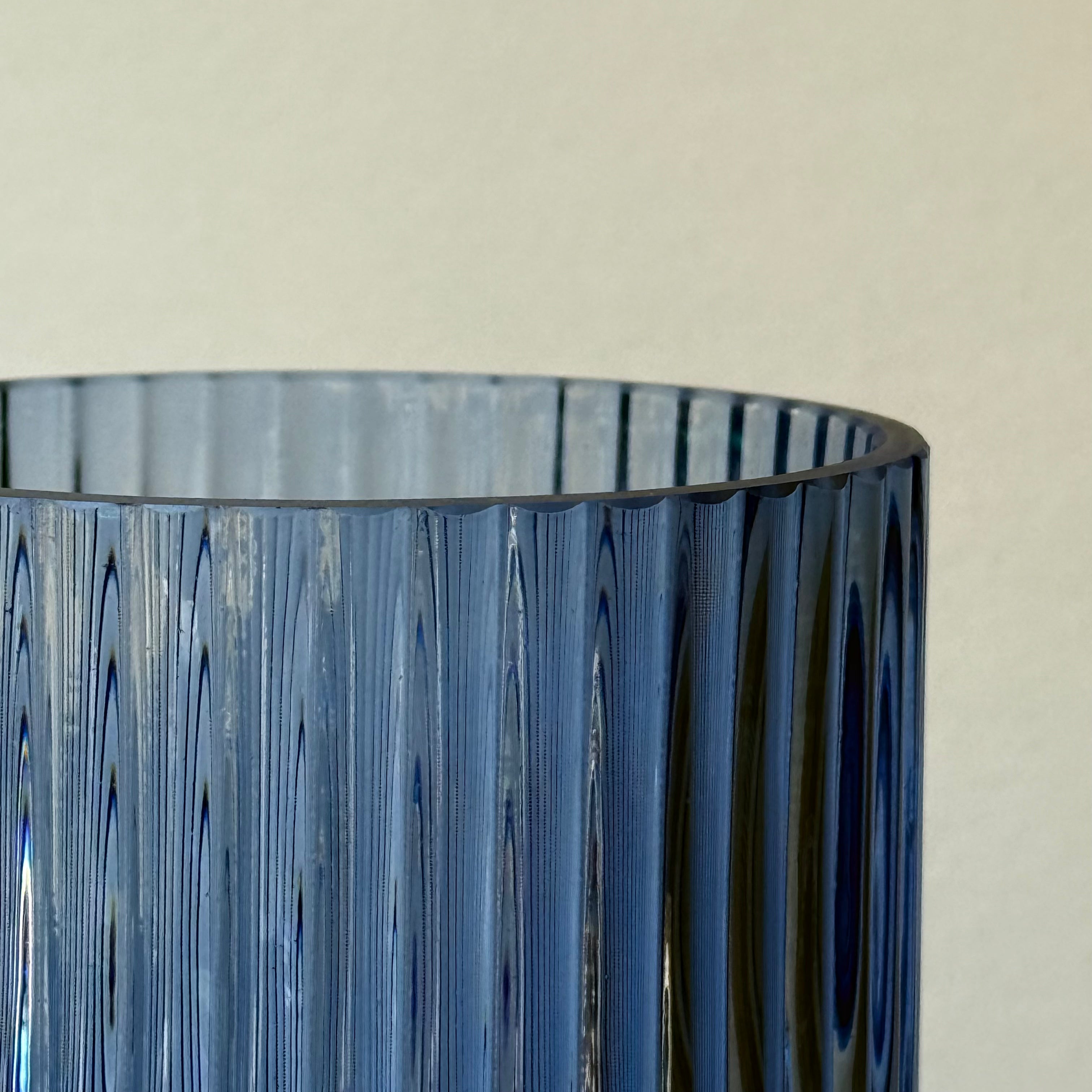 Blue Ember Vase