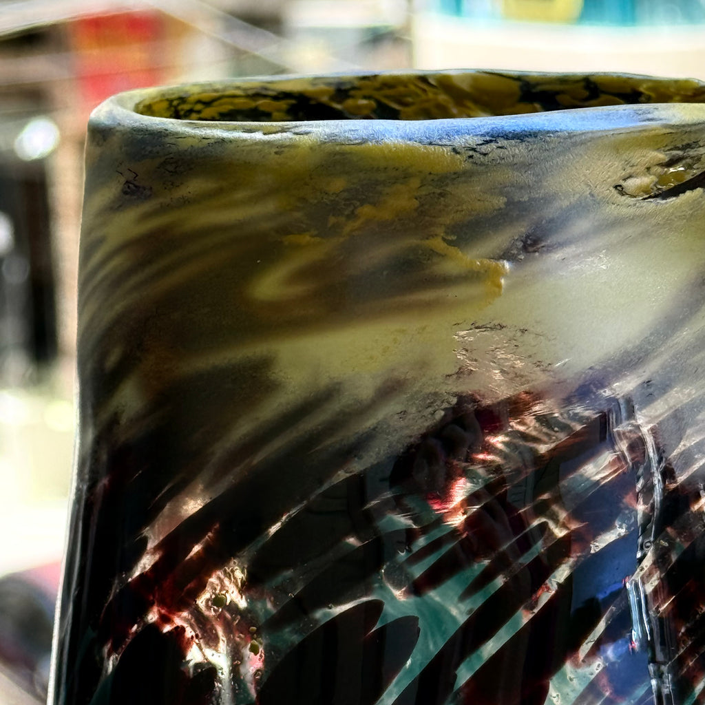 Emerald Eclipse Vase Set