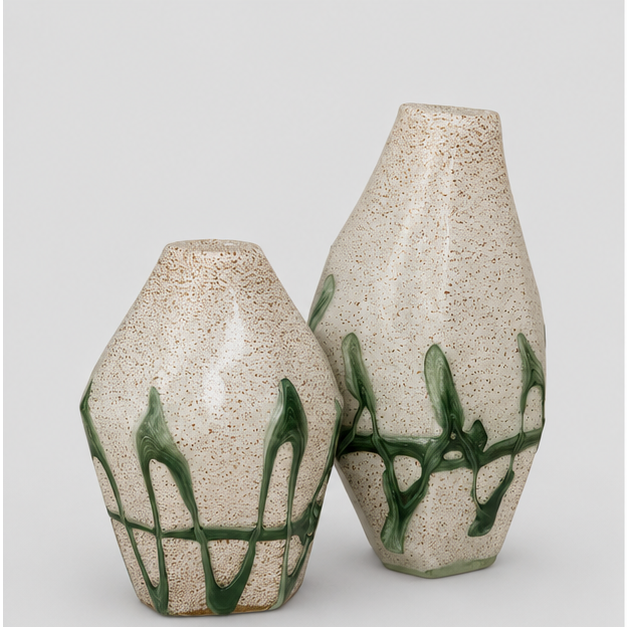 Sage Harmony Vase Set