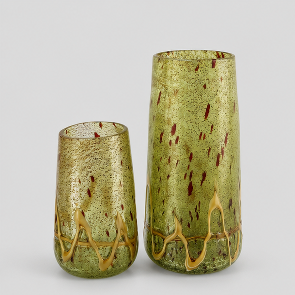 Olive Ember Vase Set