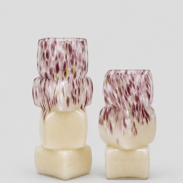 Orchid Mosaic Vase Set