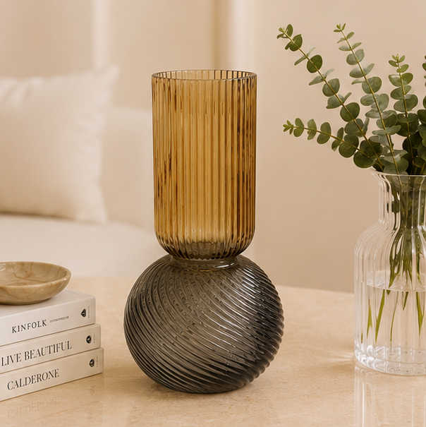 Smoky Ember Vase
