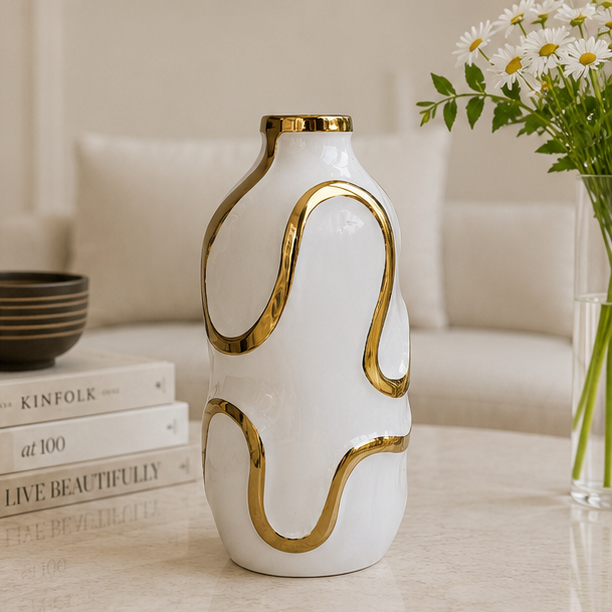 Liquid Gold Vase