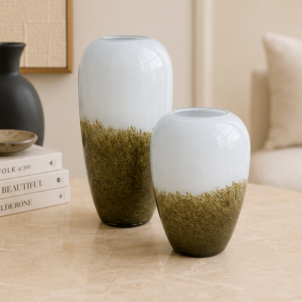 Frosted Meadow Vase Set