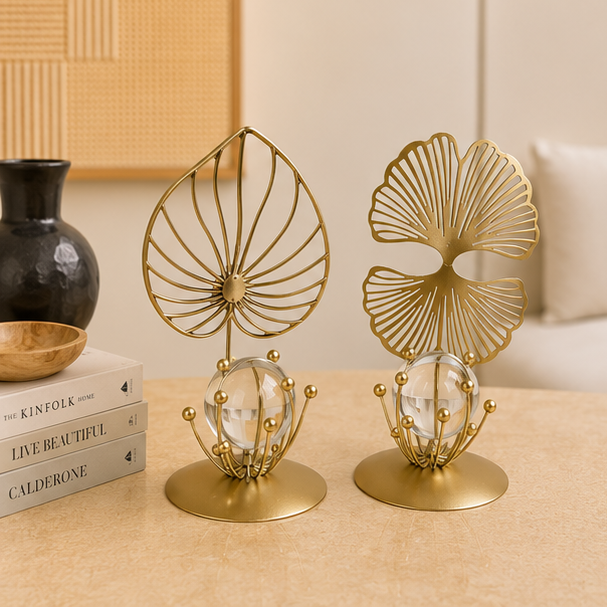 Golden Botanica Sculpture Set