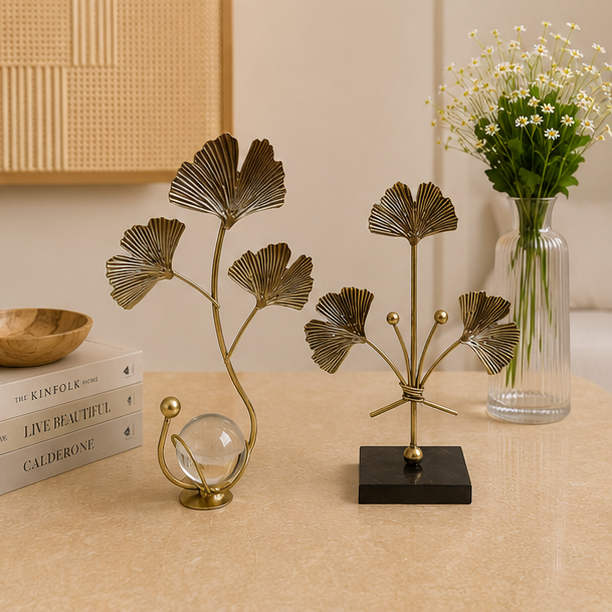 Ginkgo Grace Sculpture Set