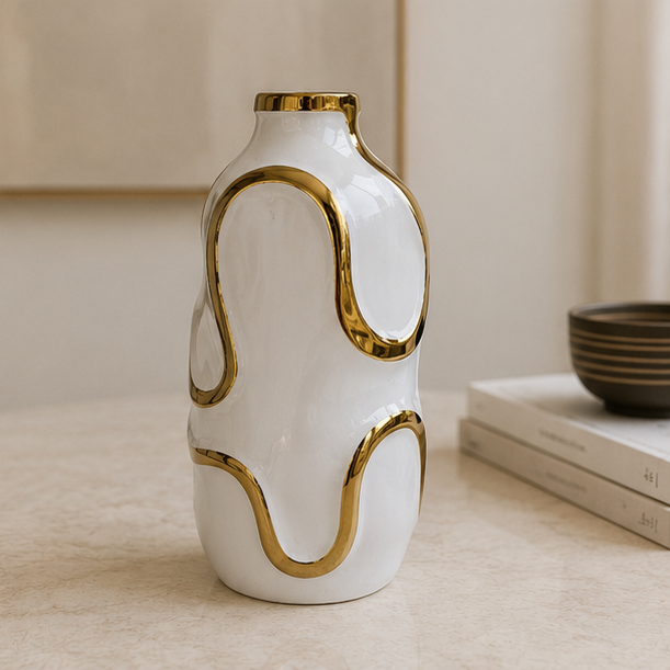 Liquid Gold Vase