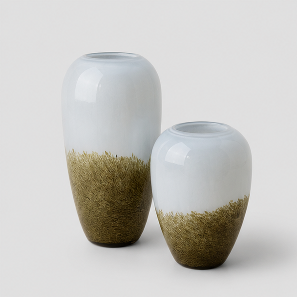 Frosted Meadow Vase Set